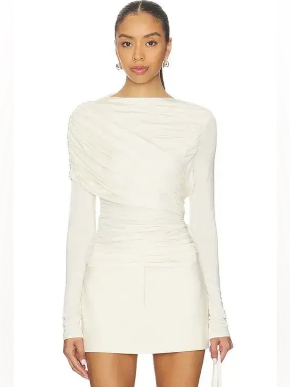 Camila Coelho Elaina Ivory Top Size Small NWT